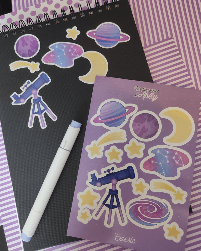 Planche de stickers Celeste