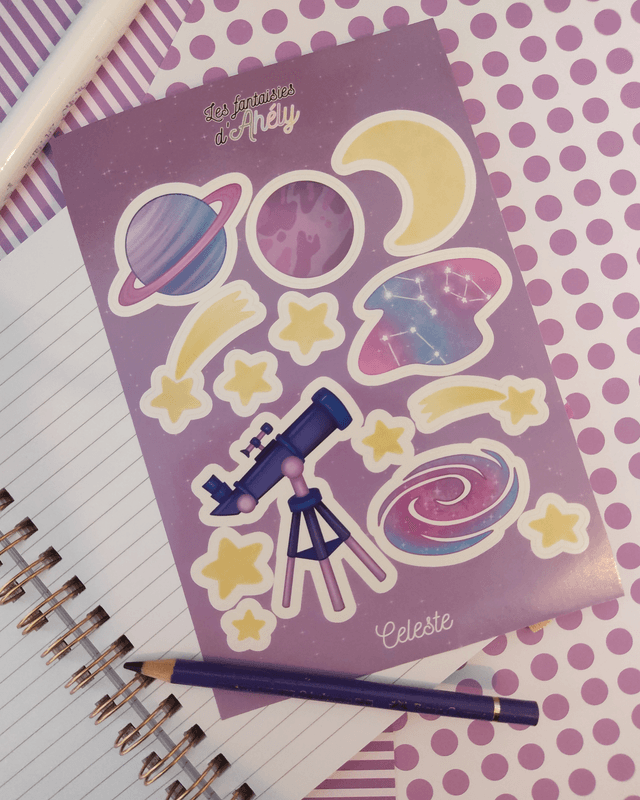 Planche de stickers Celeste