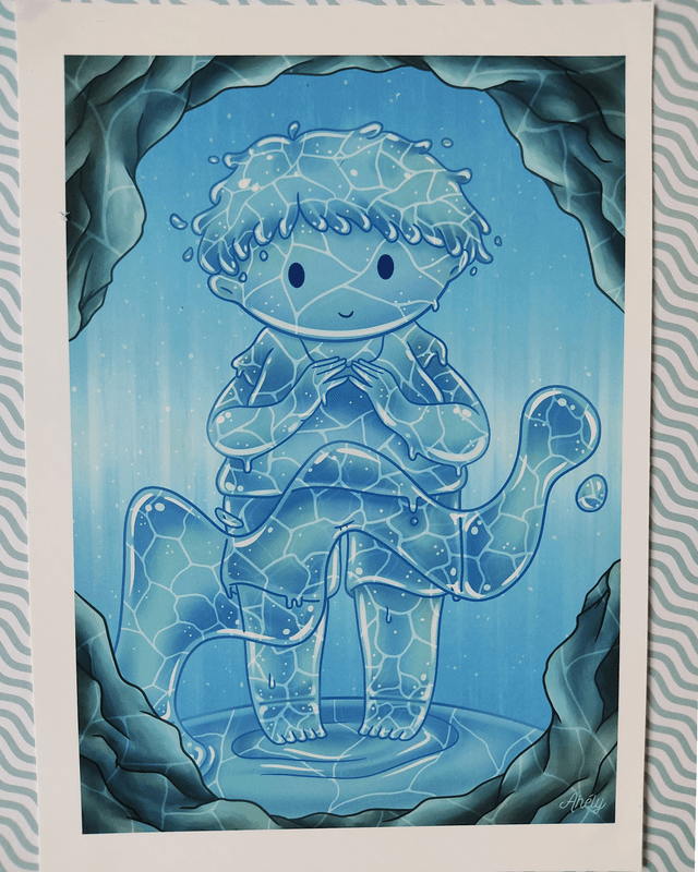 Affiche Esprit de l&#039;eau