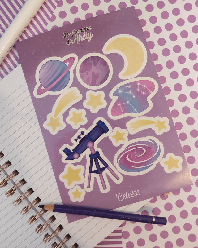 Planche de stickers Celeste